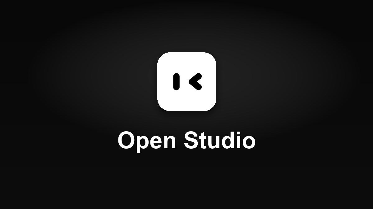 Open Studio product interface preview